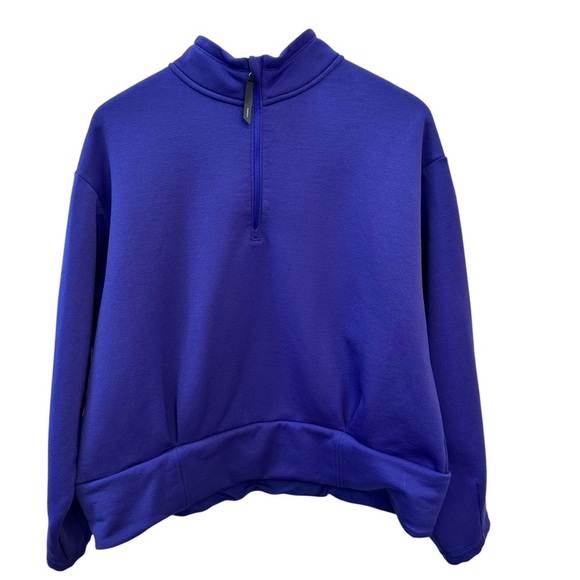 Athleta Tops - Athleta Women's 1X Purple Polartec Half Zip Sweatshirt‎ Activewear